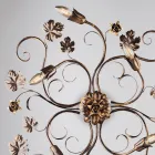 مصباح سقف LED مطلي بالكروم إيطالي الصنع للمساحات العصرية – فيوري Viadurini