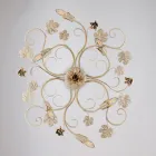 مصباح سقف LED مطلي بالكروم إيطالي الصنع للمساحات العصرية – فيوري Viadurini