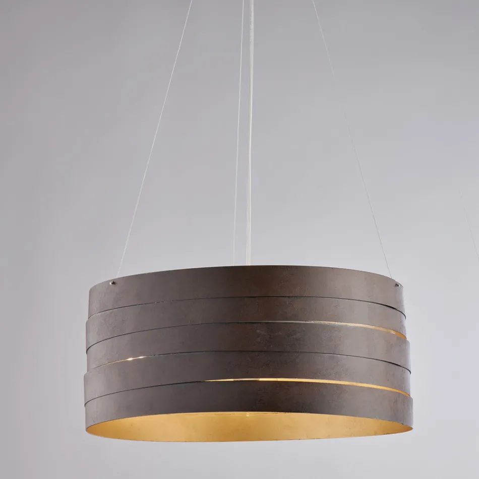 مصباح سقف معدني وزجاجي لإضاءة منتشرة ومتناغمة – ميلوغرانو Viadurini