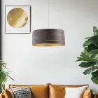 مصباح سقف معدني وزجاجي لإضاءة منتشرة ومتناغمة – ميلوغرانو Viadurini