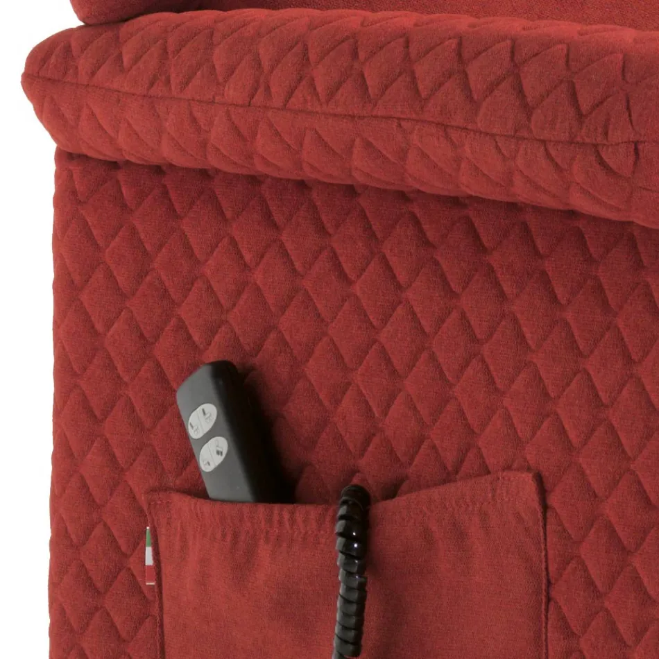 كرسي رفع بمحركين ووظائف رفع/استرخاء/سرير، صنع في إيطاليا - جورجيا Viadurini