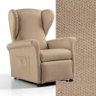 كرسي رفع مزود بوظائف الرفع والاسترخاء والسرير، صنع في إيطاليا - تاليتا Viadurini