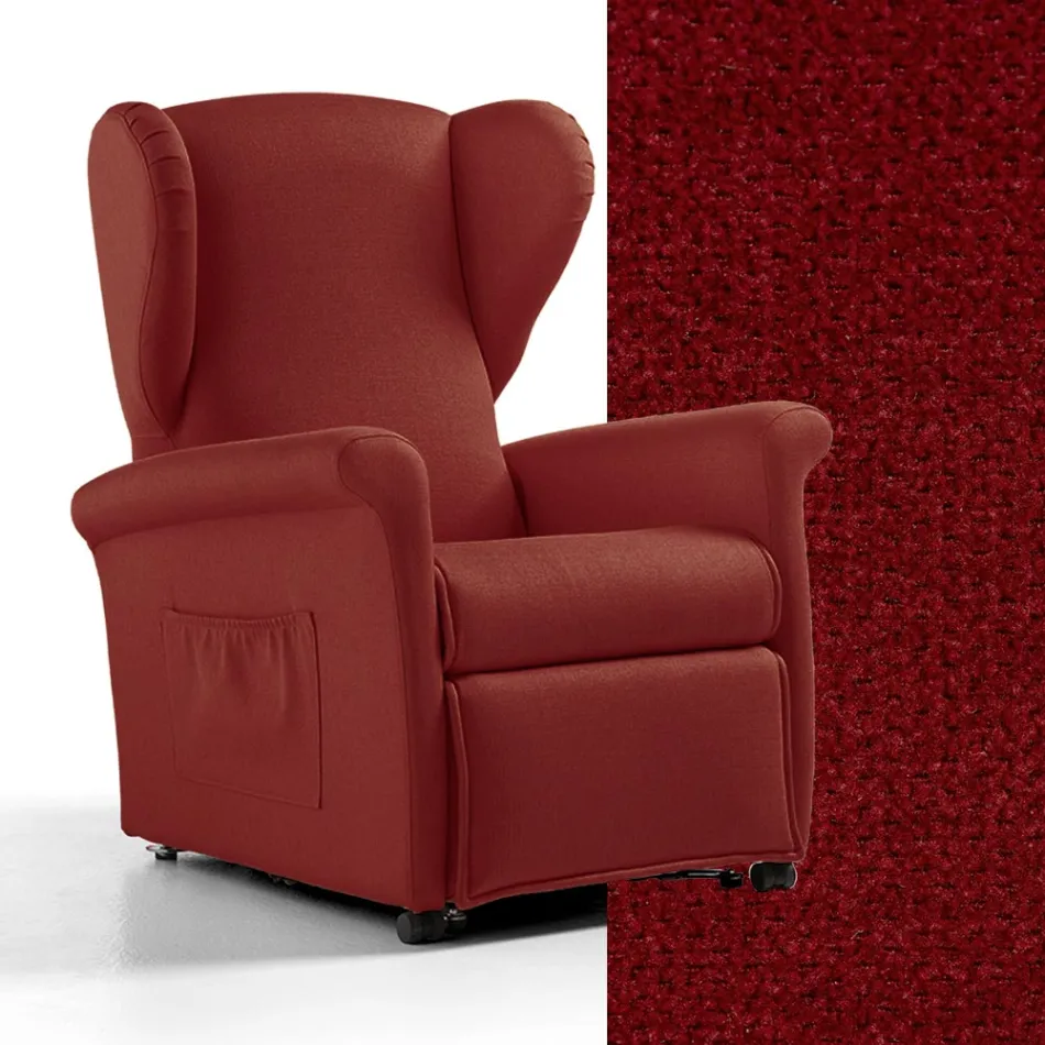 كرسي رفع مزود بوظائف الرفع والاسترخاء والسرير، صنع في إيطاليا - تاليتا Viadurini