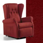 كرسي رفع قماشي مع وظائف رفع واسترخاء وسرير - رومينا Viadurini