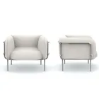 كرسي خارجي منخفض بمقعد مبطن مصنوع في إيطاليا - وعاء زراعة Viadurini