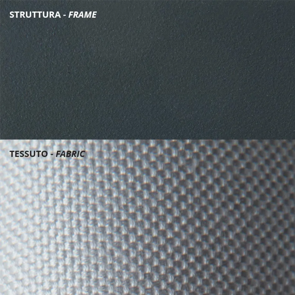 كرسي حديقة منخفض مصنوع من الفولاذ المجلفن مع مساند للذراعين، صنع في إيطاليا - سيلفاجيا Viadurini