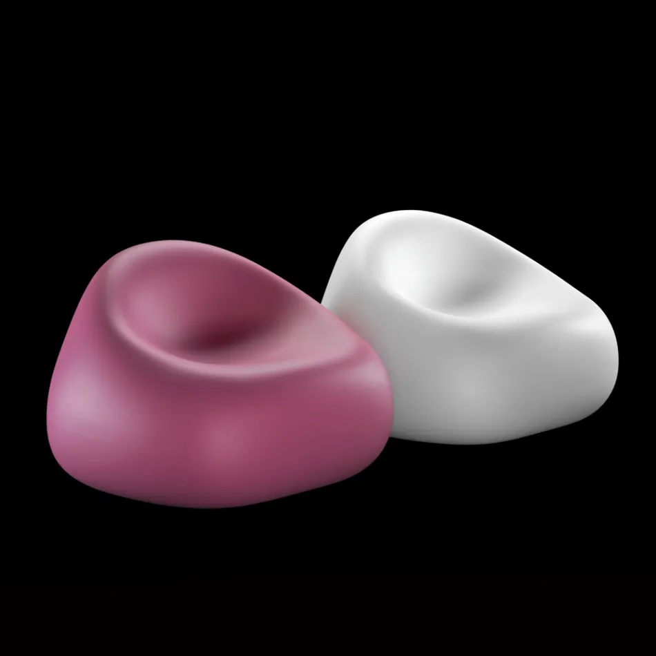 كرسي خارجي بتصميم من البولي إيثيلين الملون، صنع في إيطاليا - إرفين Viadurini