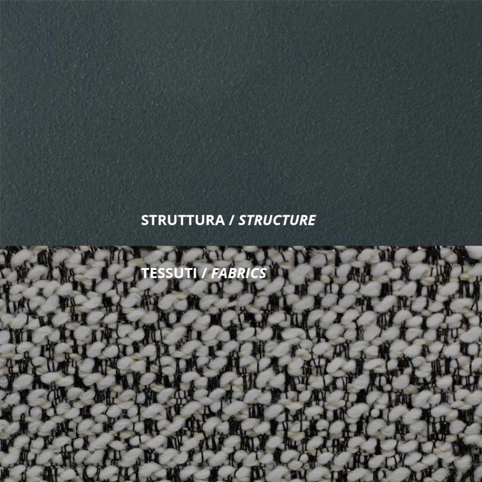 كرسي خارجي مصنوع من الفولاذ والبولي بروبيلين، صنع في إيطاليا - أستريد Viadurini