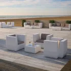 كرسي خارجي مصنوع من البولي إيثيلين مع وسادة - تشيابوتو Viadurini