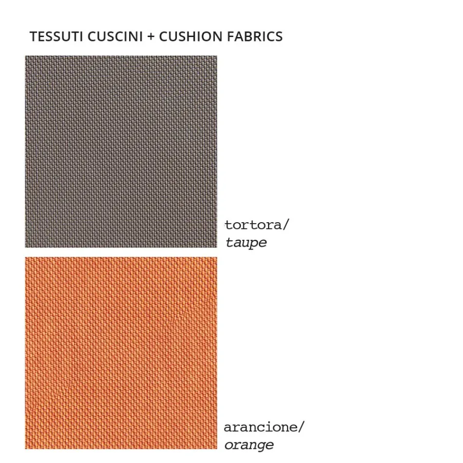 كرسي خارجي مصنوع من البولي إيثيلين مع وسادة - تشيابوتو Viadurini