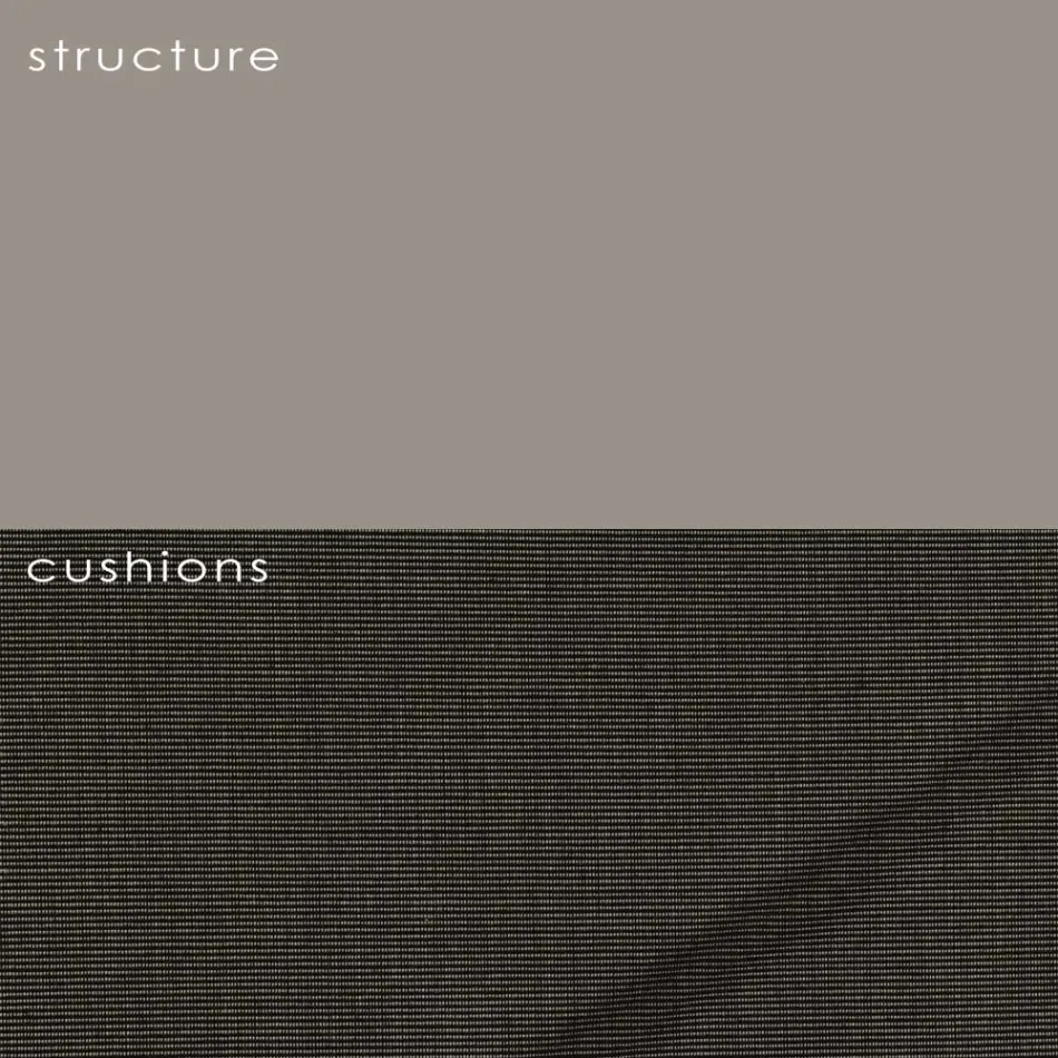 كرسي خارجي مصنوع من البولي إيثيلين مع وسادة - فريشيا Viadurini