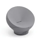 كرسي بذراعين خارجي من البولي إيثيلين متوفر بألوان متنوعة - منشفة Viadurini