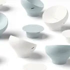 كرسي بذراعين خارجي من البولي إيثيلين متوفر بألوان متنوعة - منشفة Viadurini