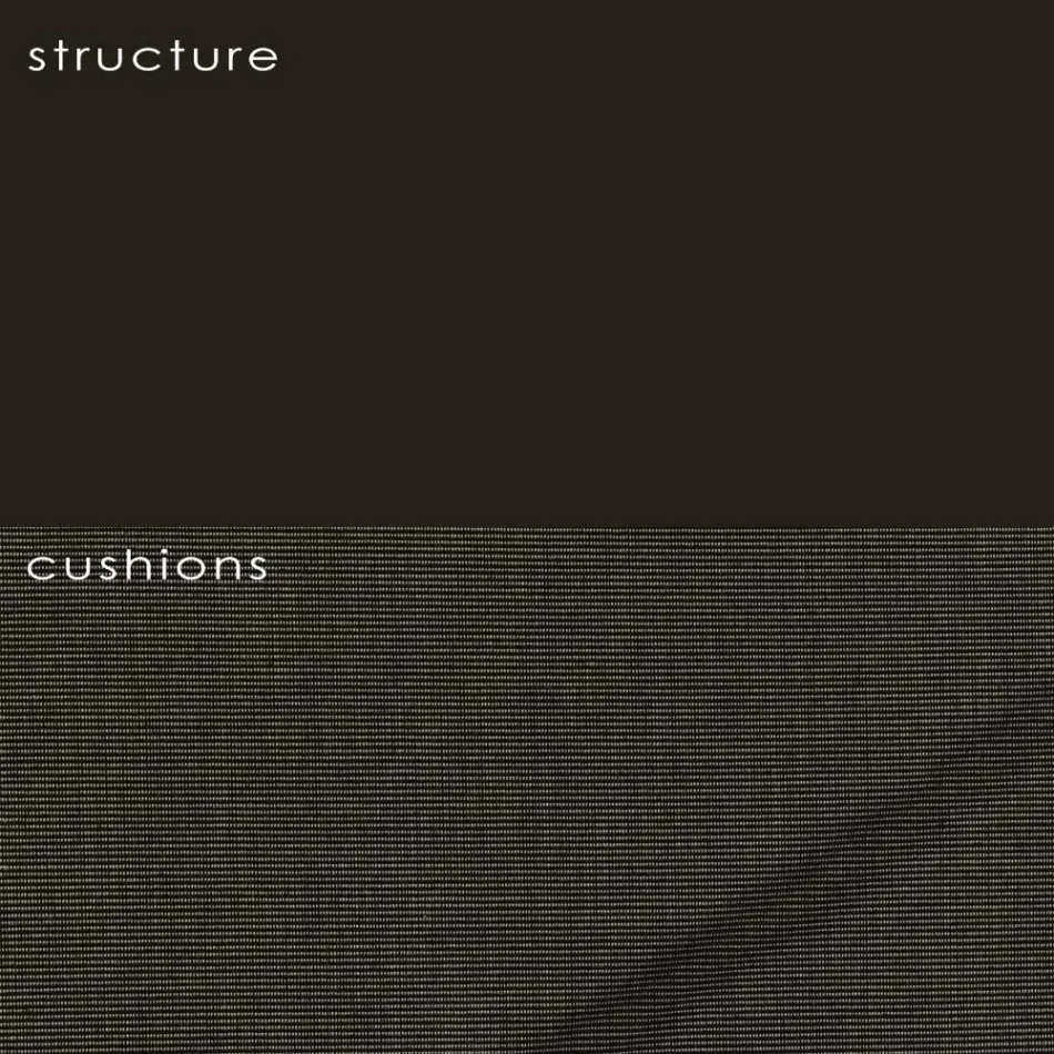 كرسي حديقة مصنوع من البولي إيثيلين والقماش، صنع في إيطاليا - فريشيا Viadurini