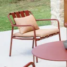 كرسي حديقة مصنوع بالكامل من الألومنيوم - رائع Viadurini