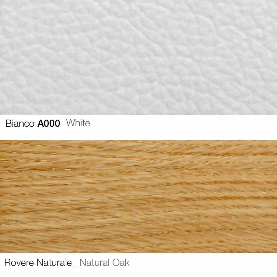 كرسي بذراعين لغرفة المعيشة مع مسند للقدمين مصنوع من الجلد والخشب في إيطاليا - فراشة Viadurini