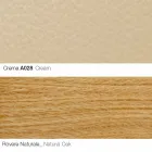 كرسي بذراعين لغرفة المعيشة مع مسند للقدمين مصنوع من الجلد والخشب في إيطاليا - فراشة Viadurini