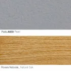 كرسي بذراعين لغرفة المعيشة مع مسند للقدمين مصنوع من الجلد والخشب في إيطاليا - فراشة Viadurini