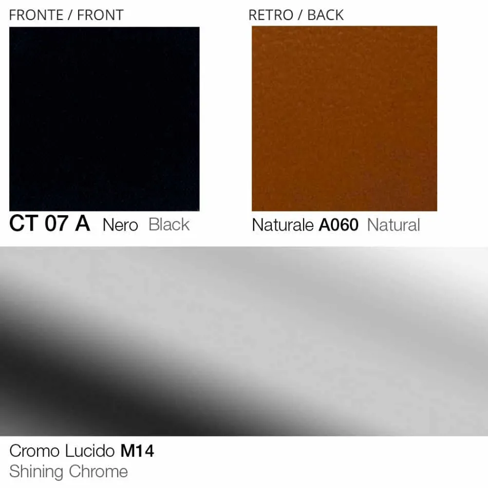 كرسي بذراعين دوار لغرفة المعيشة مصنوع من الجلد والمعدن، صنع في إيطاليا - فراشة Viadurini