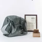 كرسي بذراعين بتصميم عصري من زجاج شبكي مدخن من باريس، صنع في إيطاليا Viadurini