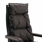 كرسي مكتب تنفيذي معاصر مصنوع من جلد جيما الصناعي Viadurini