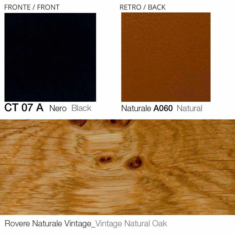 كرسي جلدي دوار بقاعدة خشبية، صنع في إيطاليا - فراشة Viadurini