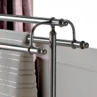 حامل مناشف أرضية من النحاس بتصميم عتيق، صنع في إيطاليا - أميمة Viadurini