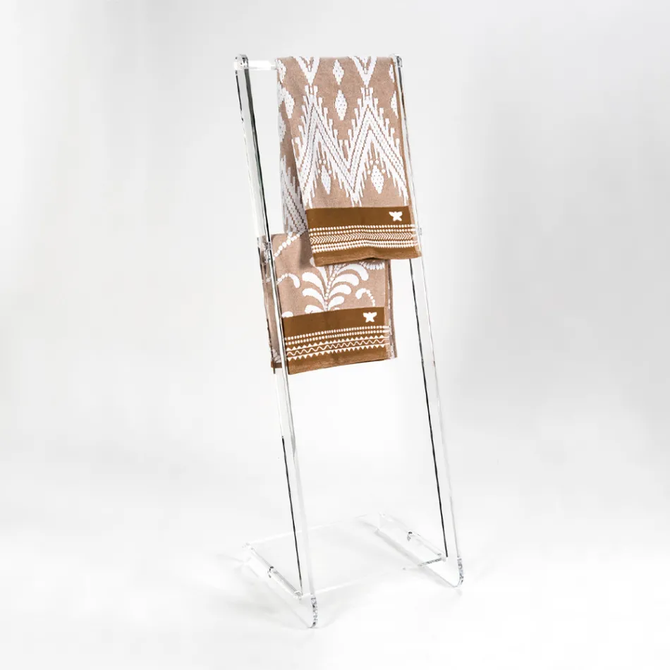 حامل مناشف من مادة البولي ميثيل ميثاكريلات (PMMA) مصنوع في إيطاليا - طرزان Viadurini