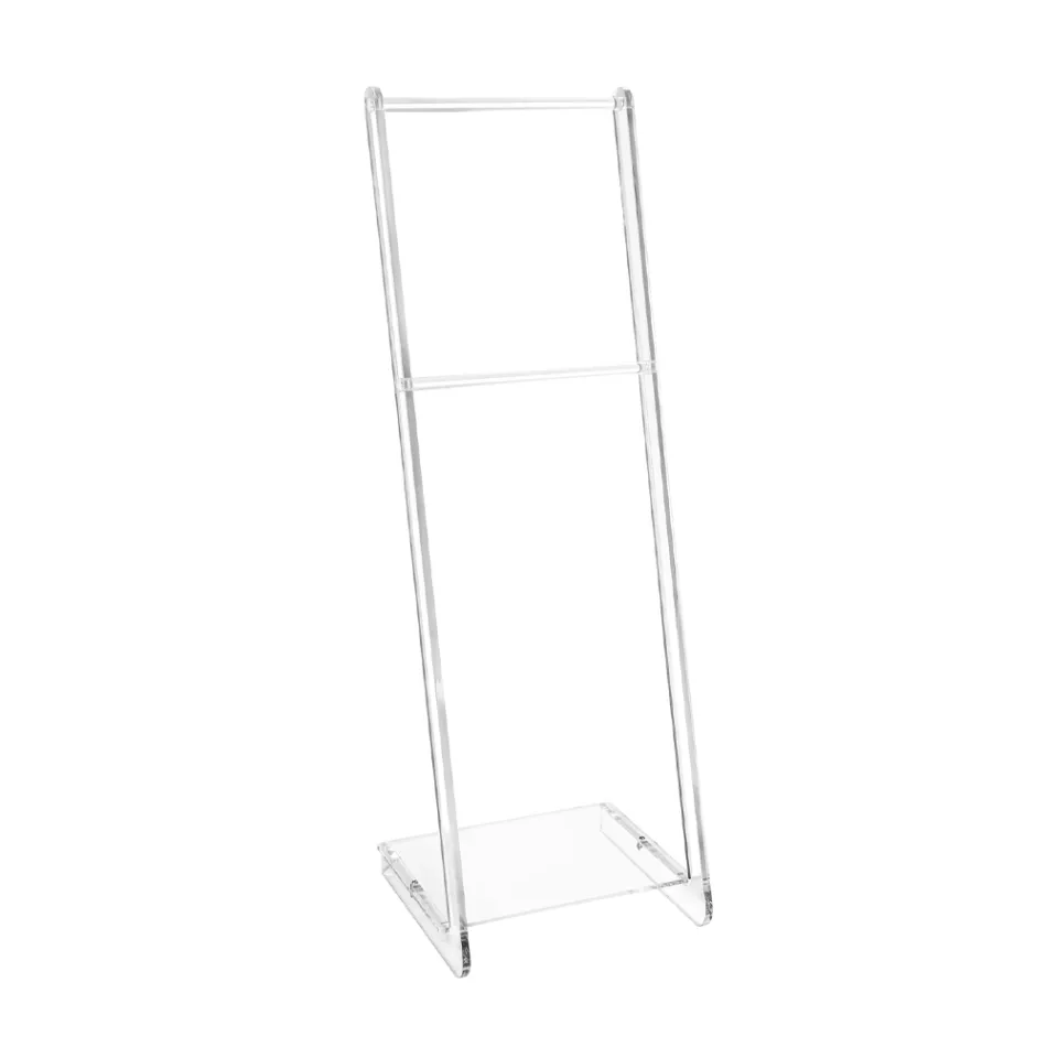 حامل مناشف من مادة البولي ميثيل ميثاكريلات (PMMA) مصنوع في إيطاليا - طرزان Viadurini