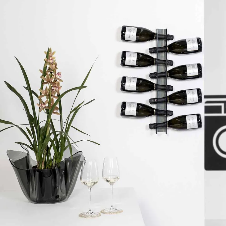 محفظة زجاجات أطفال صغيرة الحجم بتصميم عصري، طول 6 سم × ارتفاع 60 سم × عرض 11 سم Viadurini