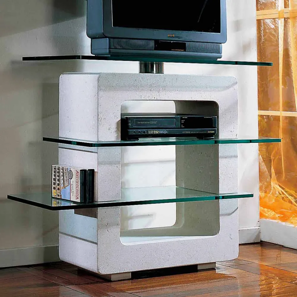 باب زجاجي معاصر قابل للتعديل وباب كريستالي حديث من آغنيس Viadurini