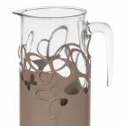 حامل زجاجات عصري من الحديد باللون الأبيض أو البيج أو العاجي، صنع في إيطاليا - لايدن Viadurini