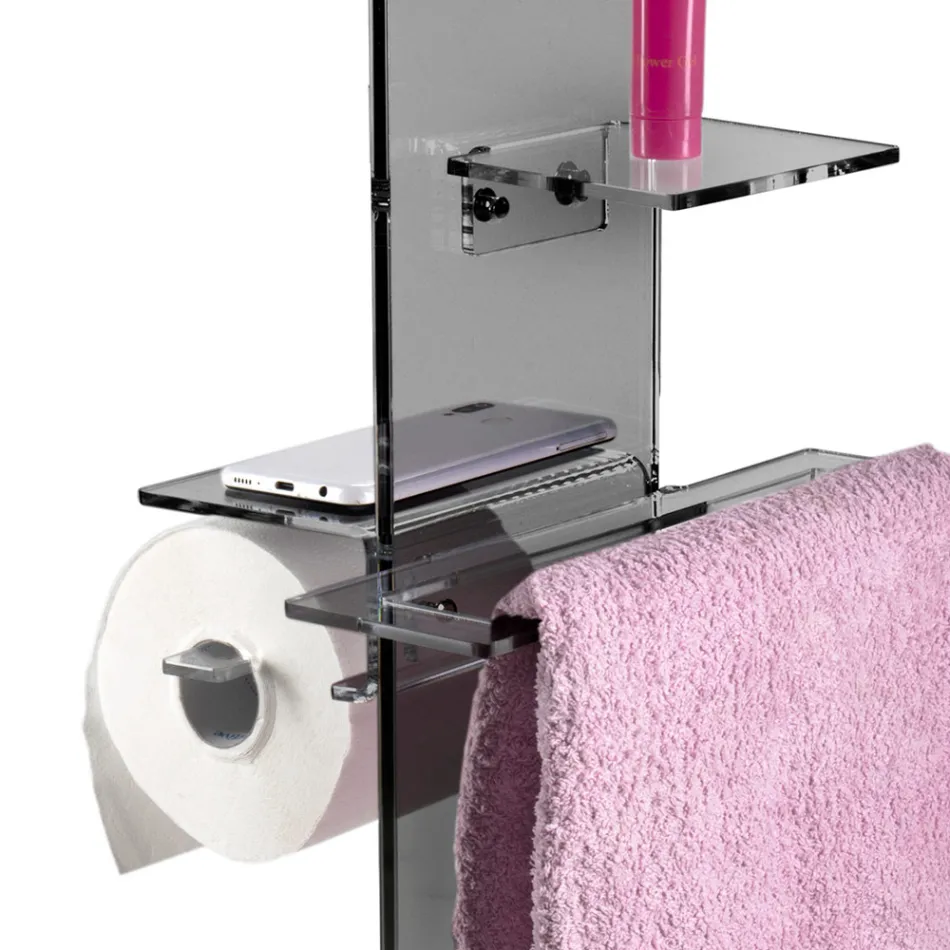 حامل ورق ومنشفة وحامل صابون بيديه صنع في إيطاليا - بلوتو Viadurini