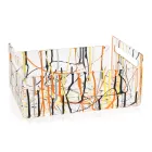 وعاء فاكهة عصري ملون من البليكسيجلاس، صنع في إيطاليا - ملتي فروتس Viadurini