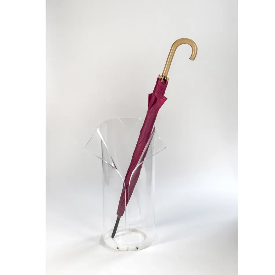 حامل مظلة مدخل من زجاج شبكي شفاف قابل لإعادة التدوير - ميرلون Viadurini