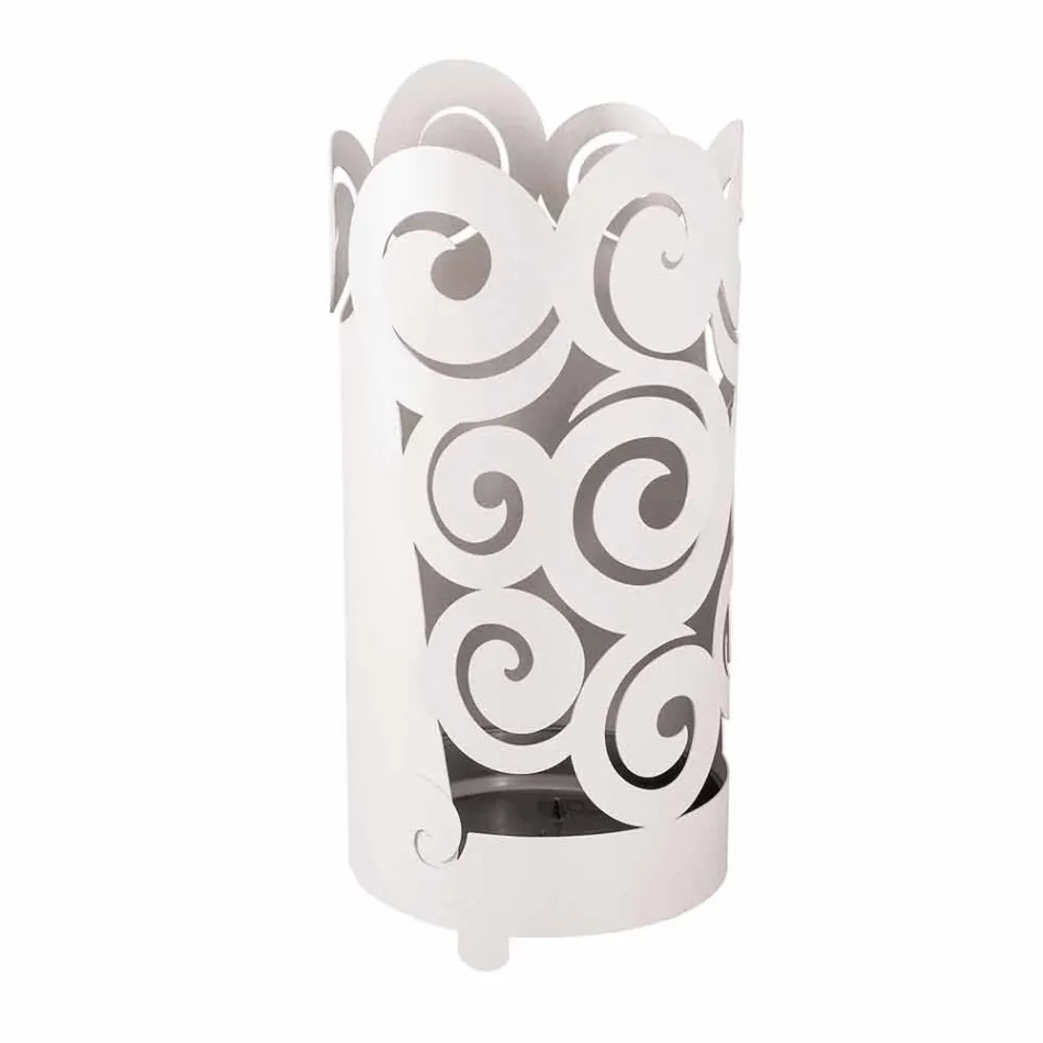 حامل مظلات بتصميم عصري من الحديد الملون صنع في إيطاليا - أستولفو Viadurini