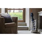 حامل مظلة بتصميم عصري من الحديد الملون، صنع في إيطاليا - أولفيو Viadurini