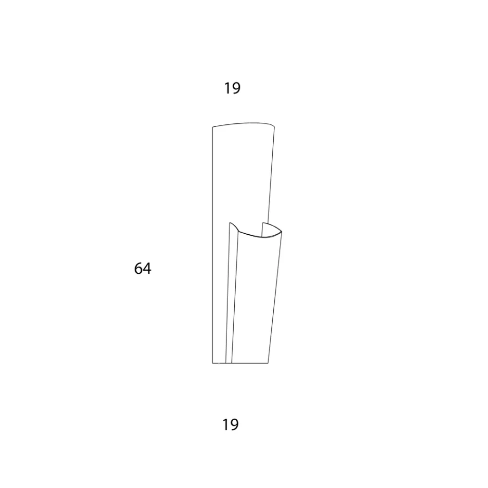 حامل مظلة من المعدن المطلي باللونين الذهبي والبرونزي، صنع في إيطاليا - أزاليا Viadurini