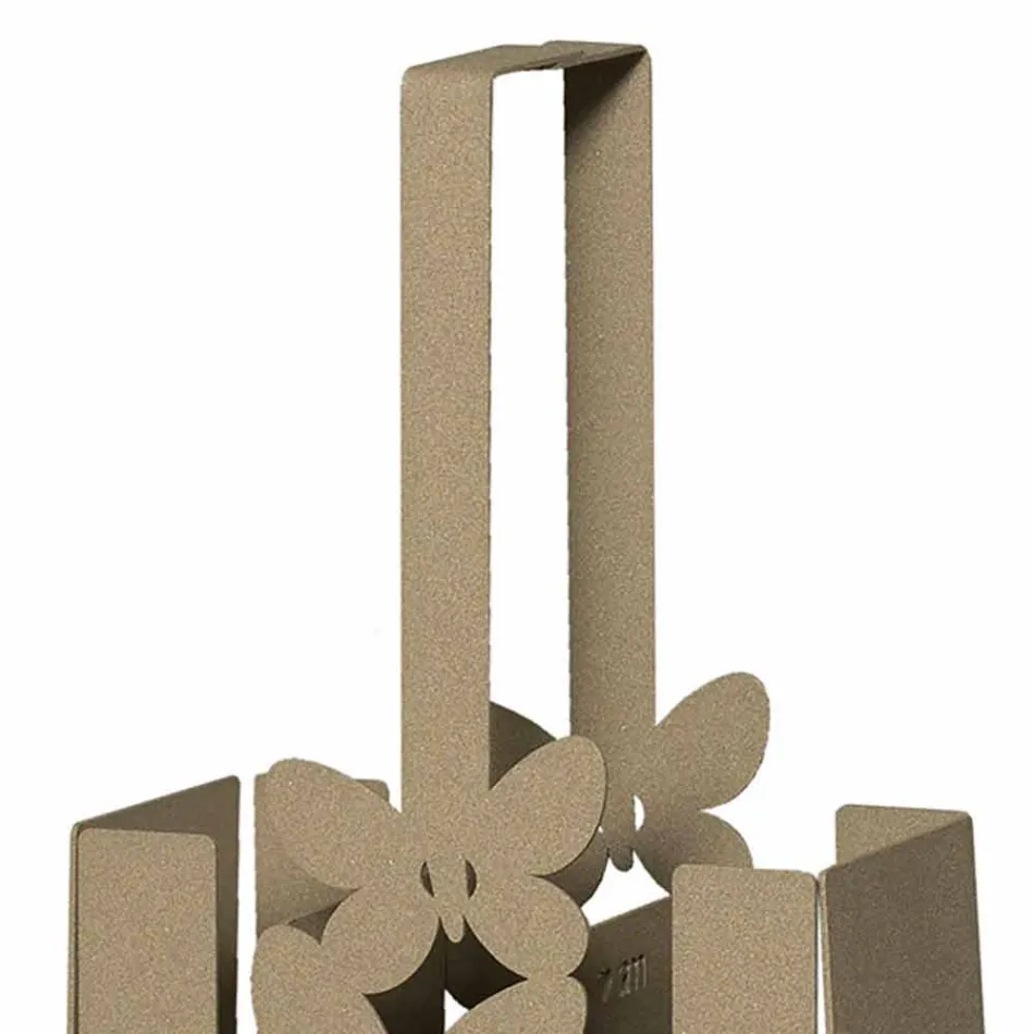 حامل أدوات مائدة عصري باللون الأبيض أو البيج أو العاجي، مصنوع من الحديد الإيطالي - لايدا Viadurini