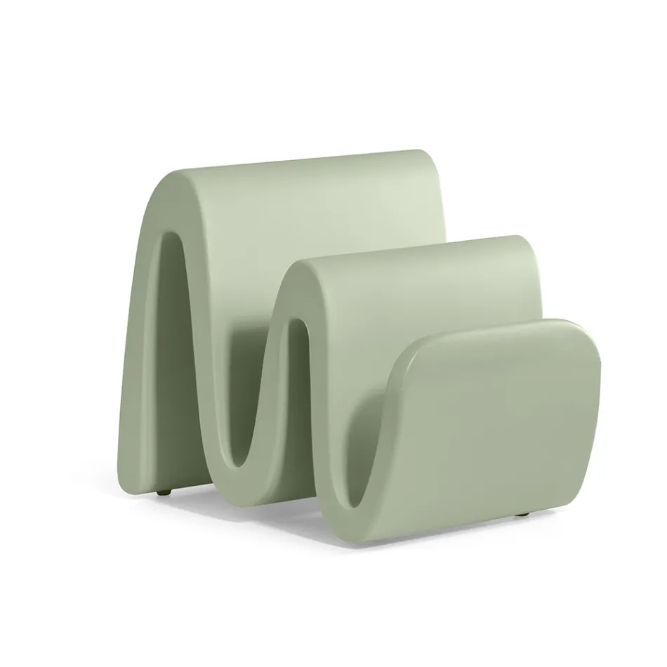 رف مجلات عصري من البولي إيثيلين الملون، صنع في إيطاليا - مونوز Viadurini