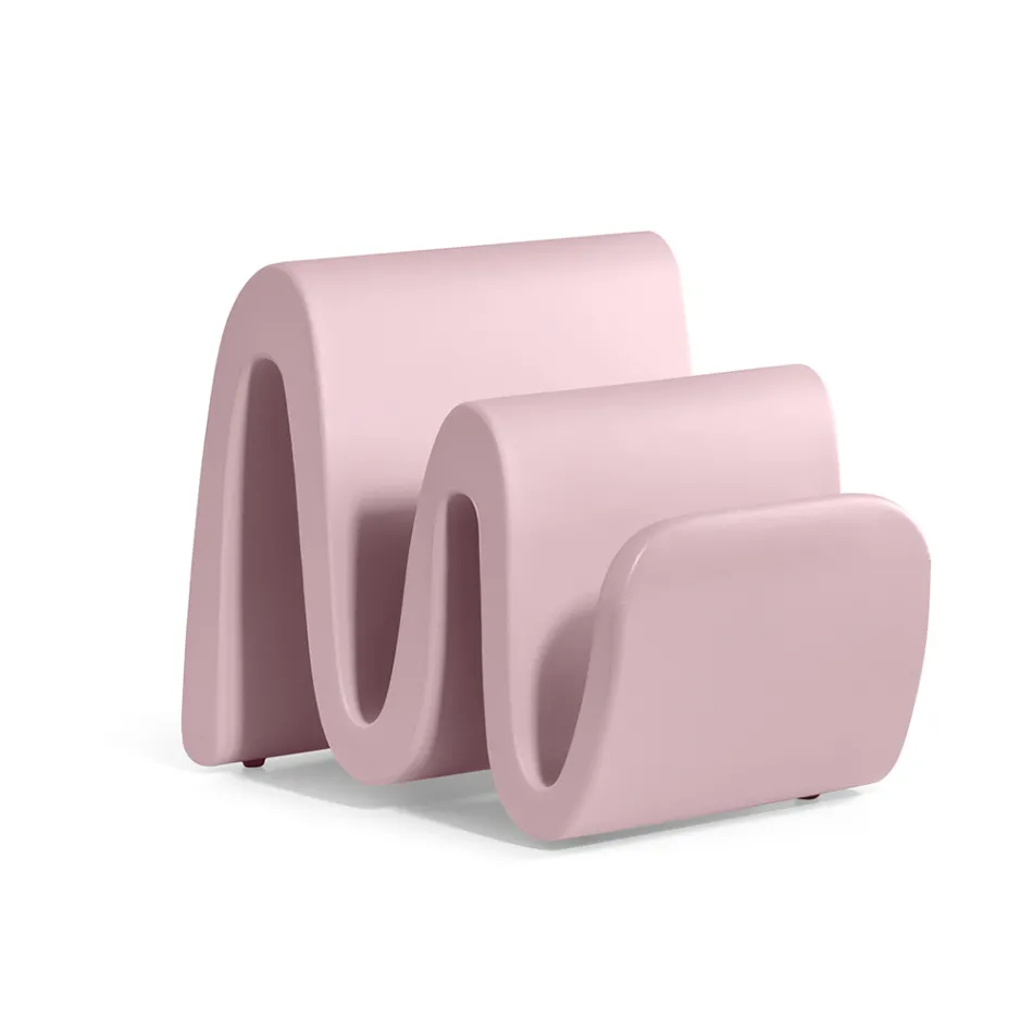 رف مجلات عصري من البولي إيثيلين الملون، صنع في إيطاليا - مونوز Viadurini