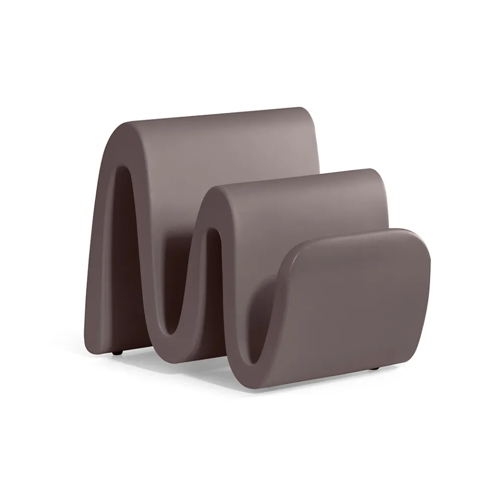 رف مجلات عصري من البولي إيثيلين الملون، صنع في إيطاليا - مونوز Viadurini