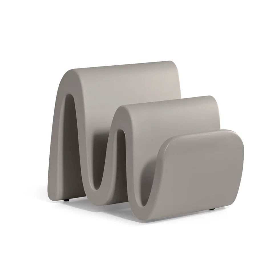 رف مجلات عصري من البولي إيثيلين الملون، صنع في إيطاليا - مونوز Viadurini