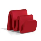 رف مجلات عصري من البولي إيثيلين الملون، صنع في إيطاليا - مونوز Viadurini