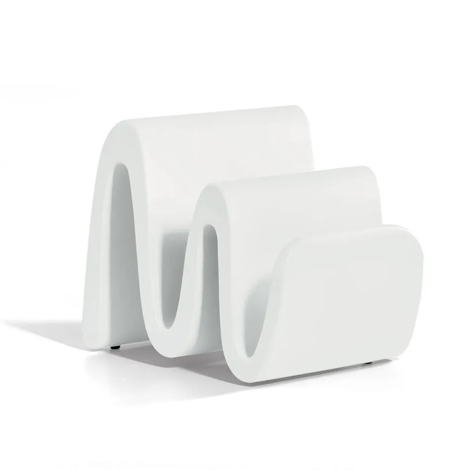 رف مجلات عصري من البولي إيثيلين الملون، صنع في إيطاليا - مونوز Viadurini