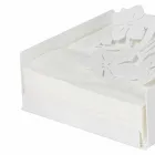 حامل مناديل عصري منخفض مزهر باللون الأزرق الحديدي أو الأبيض أو الطيني - ماركن Viadurini