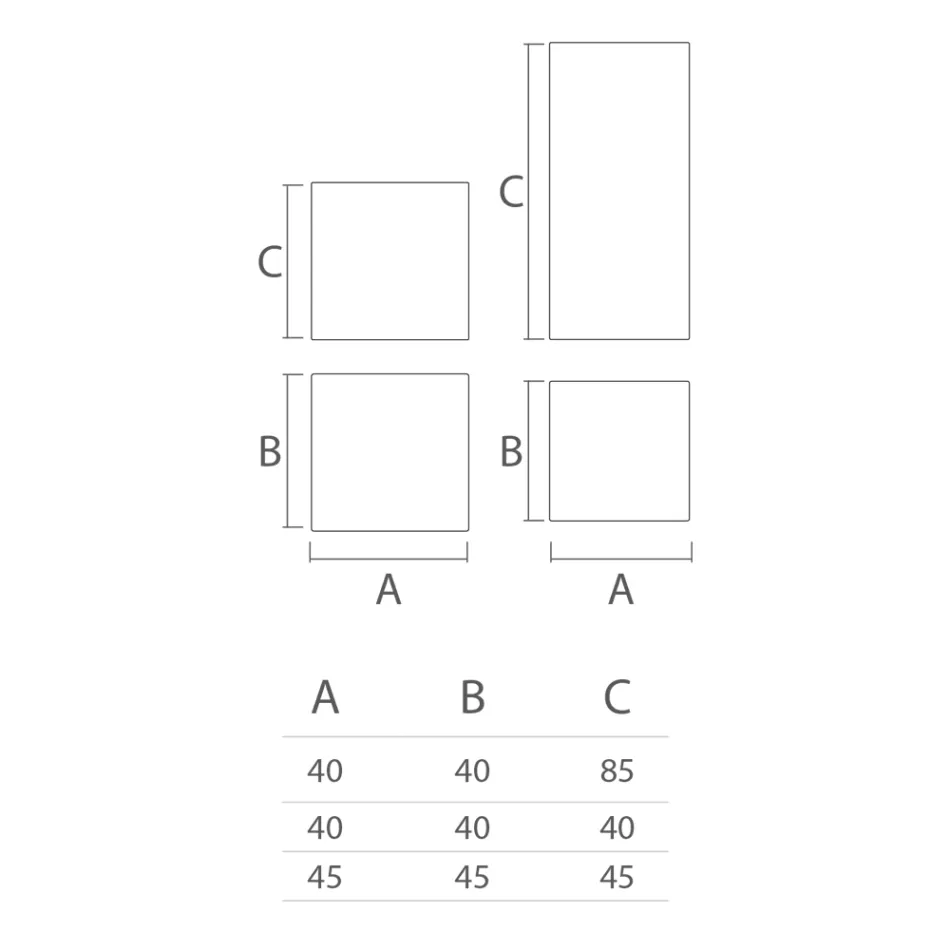 بوف حديقة من البولي إيثيلين بثمانية لمسات نهائية، صنع في إيطاليا - فيكي Viadurini