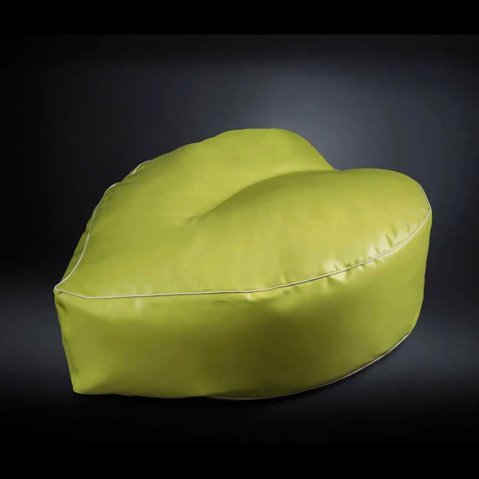 تصميم عثماني من الجلد الصناعي من الداخل والخارج بتصميم بحري من بوتوس Viadurini