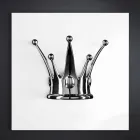 لوحة جدارية حديثة من الخشب والراتنج، صنع في إيطاليا - كورونا Viadurini