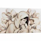 لوحة بتصميم عصري بارزة على قماش مصنوع في إيطاليا Viadurini